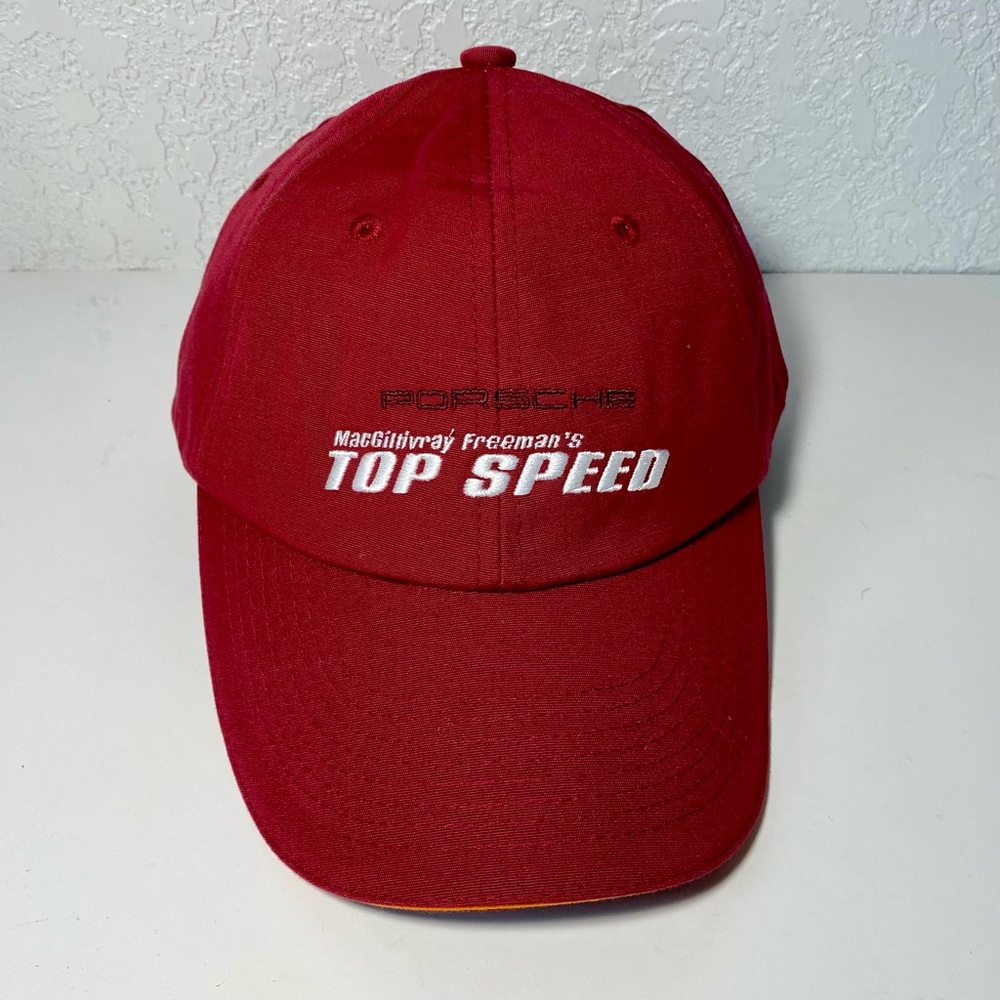 MacGillivray Freeman's Top Speed Porsche Motorsport Hat ~ Mobil 1 ~ Adjustable